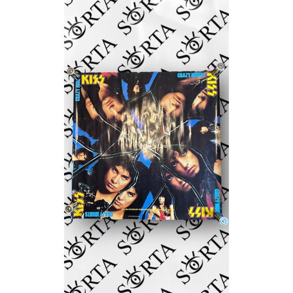 Vintage 1987 KISS Crazy Nights Album Promo Polygram Records Poster 25”x25” - Picture 1 of 4
